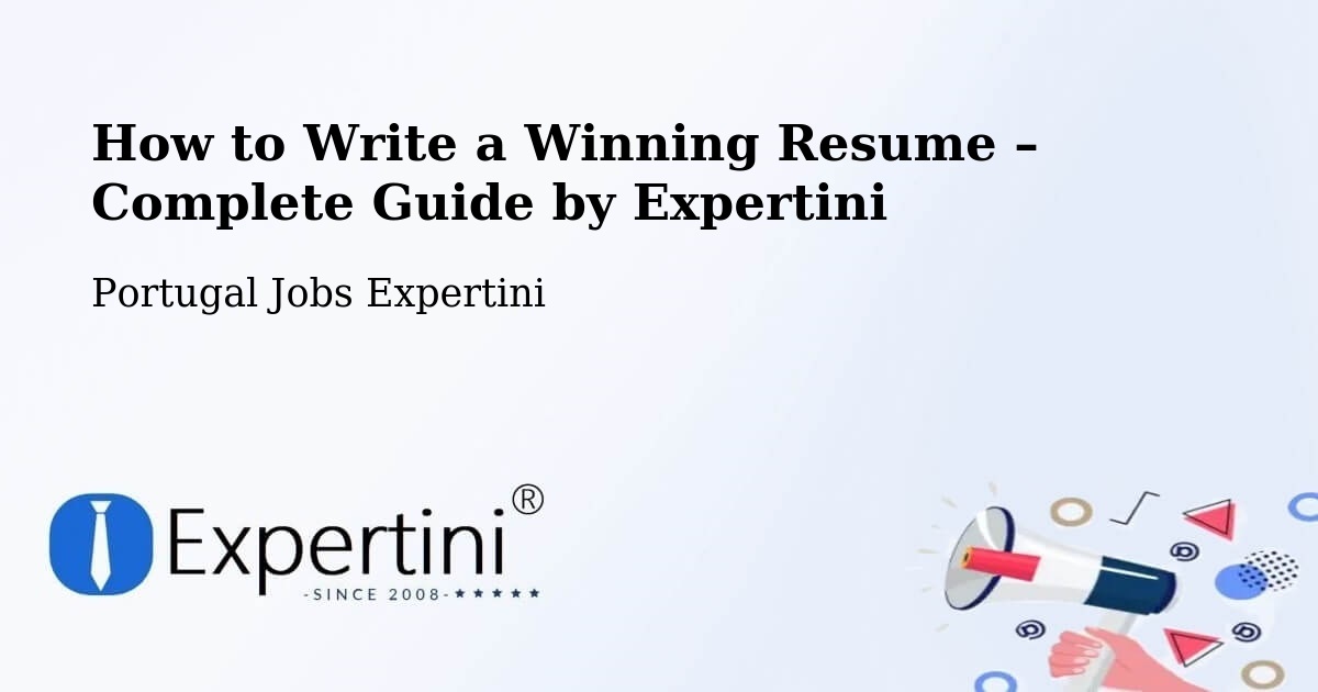 Resume Writing Guide for Job Seekers – Monção - Monção, Portugal Jobs Expertini